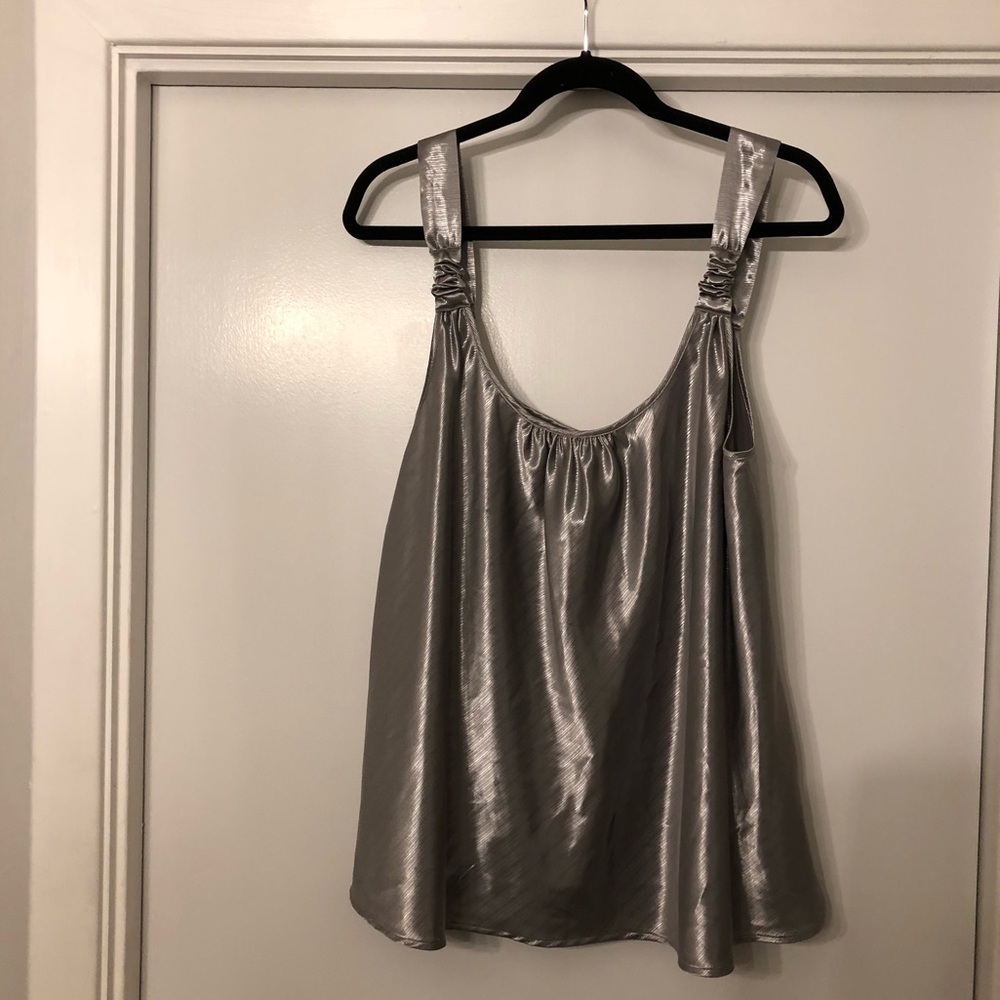 Sexy Silver blouse